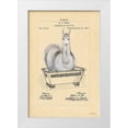 thumbnail image 1 of Stellar Design Studio 11x14 White Modern Wood Framed Museum Art Print Titled - Llama in Tub, 1 of 4