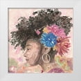 thumbnail image 1 of Stellar Design Studio 12x12 White Modern Wood Framed Museum Art Print Titled - Floral Crown 2, 1 of 4