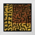 thumbnail image 1 of Stellar Design Studio 12x12 White Modern Wood Framed Museum Art Print Titled - Kuba 4, 1 of 4