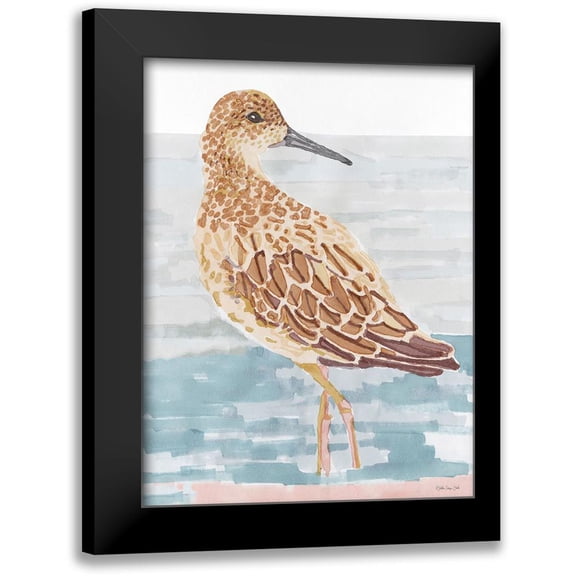 Stellar Design Studio 12x14 Black Modern Framed Museum Art Print Titled - Piper 1