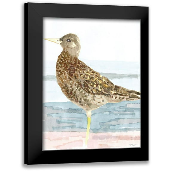 Stellar Design Studio 12x14 Black Modern Framed Museum Art Print Titled - Piper 2