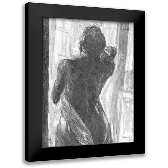 Stellar Design Studio 12x14 Black Modern Framed Museum Art Print Titled - Sunrise 2