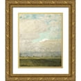 thumbnail image 1 of Stellar Design Studio 12x14 Gold Ornate Wood Framed with Double Matting Museum Art Print Titled - Pasture Land, 1 of 4