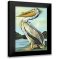 thumbnail image 1 of Stellar Design Studio 13x18 Black Modern Framed Museum Art Print Titled - The Grand Pelican, 1 of 5