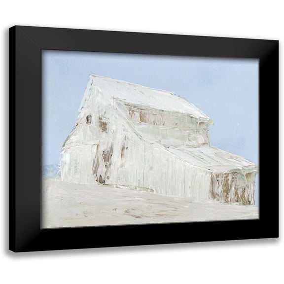 Stellar Design Studio 14x12 Black Modern Framed Museum Art Print Titled - Oakdale Ranch I