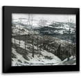 thumbnail image 1 of Stellar Design Studio 14x12 Black Modern Framed Museum Art Print Titled - Tree Top Lake, 1 of 5