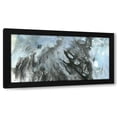 thumbnail image 1 of Stellar Design Studio 14x9 Black Modern Wood Framed Wall Art Titled - Marbled 2, 1 of 6