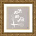thumbnail image 1 of Stellar Design Studio 15x15 Gold Ornate Wood Framed with Double Matting Museum Art Print Titled - Watch Me Whip, 1 of 4