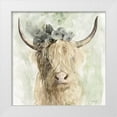 thumbnail image 1 of Stellar Design Studio 15x15 White Modern Wood Framed Museum Art Print Titled - Cow and Crown I, 1 of 4