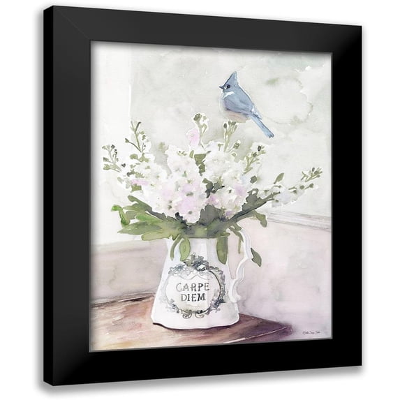 Stellar Design Studio 15x18 Black Modern Framed Museum Art Print Titled - Parisian Pot 3