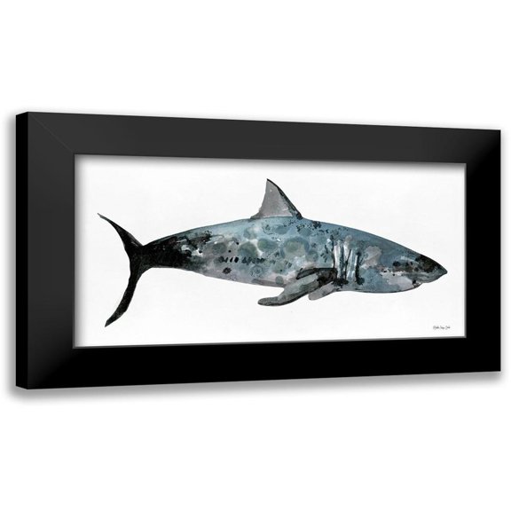Stellar Design Studio 18x11 Black Modern Framed Museum Art Print Titled - Apex Predator