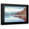 thumbnail image 1 of Stellar Design Studio 18x15 Black Modern Framed Museum Art Print Titled - Mountain Lake 7, 1 of 5