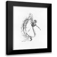 thumbnail image 1 of Stellar Design Studio 19x24 Black Modern Framed Museum Art Print Titled - Dance Figure 4, 1 of 5