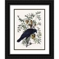 thumbnail image 1 of Stellar Design Studio 19x24 Black Ornate Wood Framed with Double Matting Museum Art Print Titled - Vintage Crow 1, 1 of 4