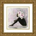 thumbnail image 1 of Stellar Design Studio 20x20 Gold Ornate Wood Framed with Double Matting Museum Art Print Titled - Balanced on Beauty 2, 1 of 4