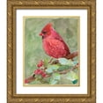 thumbnail image 1 of Stellar Design Studio 20x24 Gold Ornate Wood Framed with Double Matting Museum Art Print Titled - Cardinal 2, 1 of 4