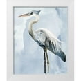 thumbnail image 1 of Stellar Design Studio 20x24 White Modern Wood Framed Museum Art Print Titled - Heron 4, 1 of 4
