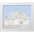 thumbnail image 1 of Stellar Design Studio 23x20 White Modern Wood Framed Museum Art Print Titled - Oakdale Ranch II , 1 of 4