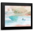 thumbnail image 1 of Stellar Design Studio 24x20 Black Modern Framed Museum Art Print Titled - High Surf 1, 1 of 5