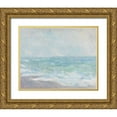 thumbnail image 1 of Stellar Design Studio 24x20 Gold Ornate Wood Framed with Double Matting Museum Art Print Titled - Monets Ocean View, 1 of 4
