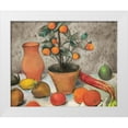 thumbnail image 1 of Stellar Design Studio 24x20 White Modern Wood Framed Museum Art Print Titled - Still-Life with Oranges, 1 of 4