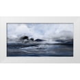 thumbnail image 1 of Stellar Design Studio 32x18 White Modern Wood Framed Museum Art Print Titled - Distant Calm I, 1 of 4