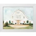 thumbnail image 1 of Stellar Design Studio 32x25 White Modern Wood Framed Museum Art Print Titled - Wedding Barn, 1 of 4