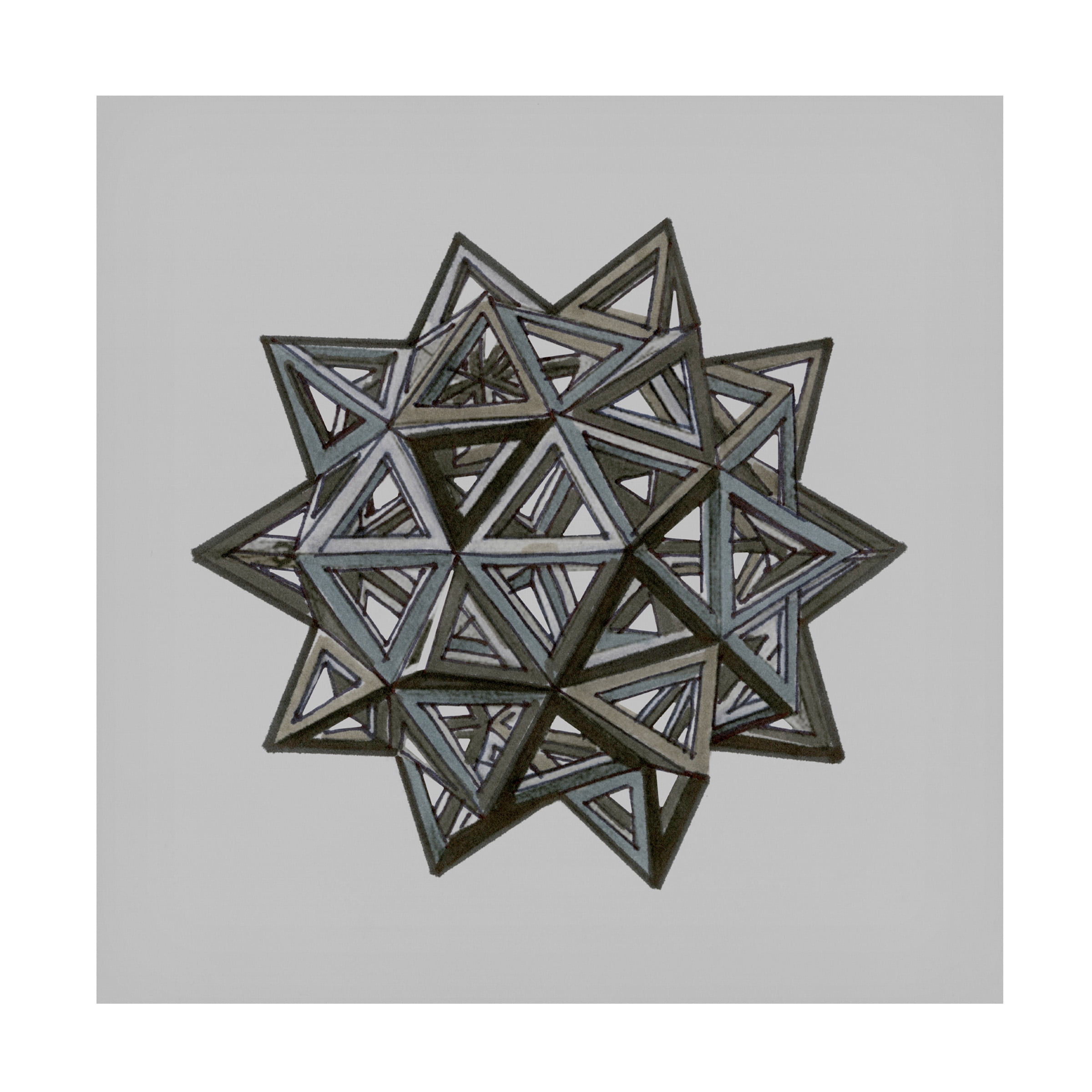 Stellar Design Studio 'Equilateral Vertex I' Canvas Art - Walmart.com