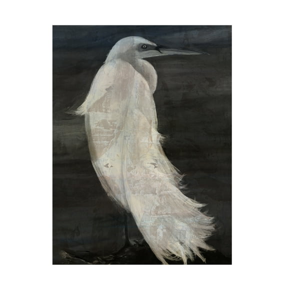 Stellar Design Studio 'Textured Egret II' Canvas Art