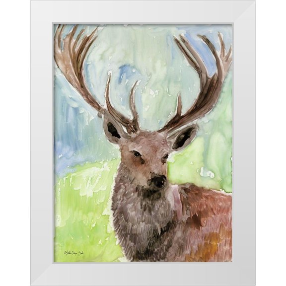 Stellar Designs Studio 12x14 White Modern Wood Framed Museum Art Print Titled - Pacific Coast Wildlife 6