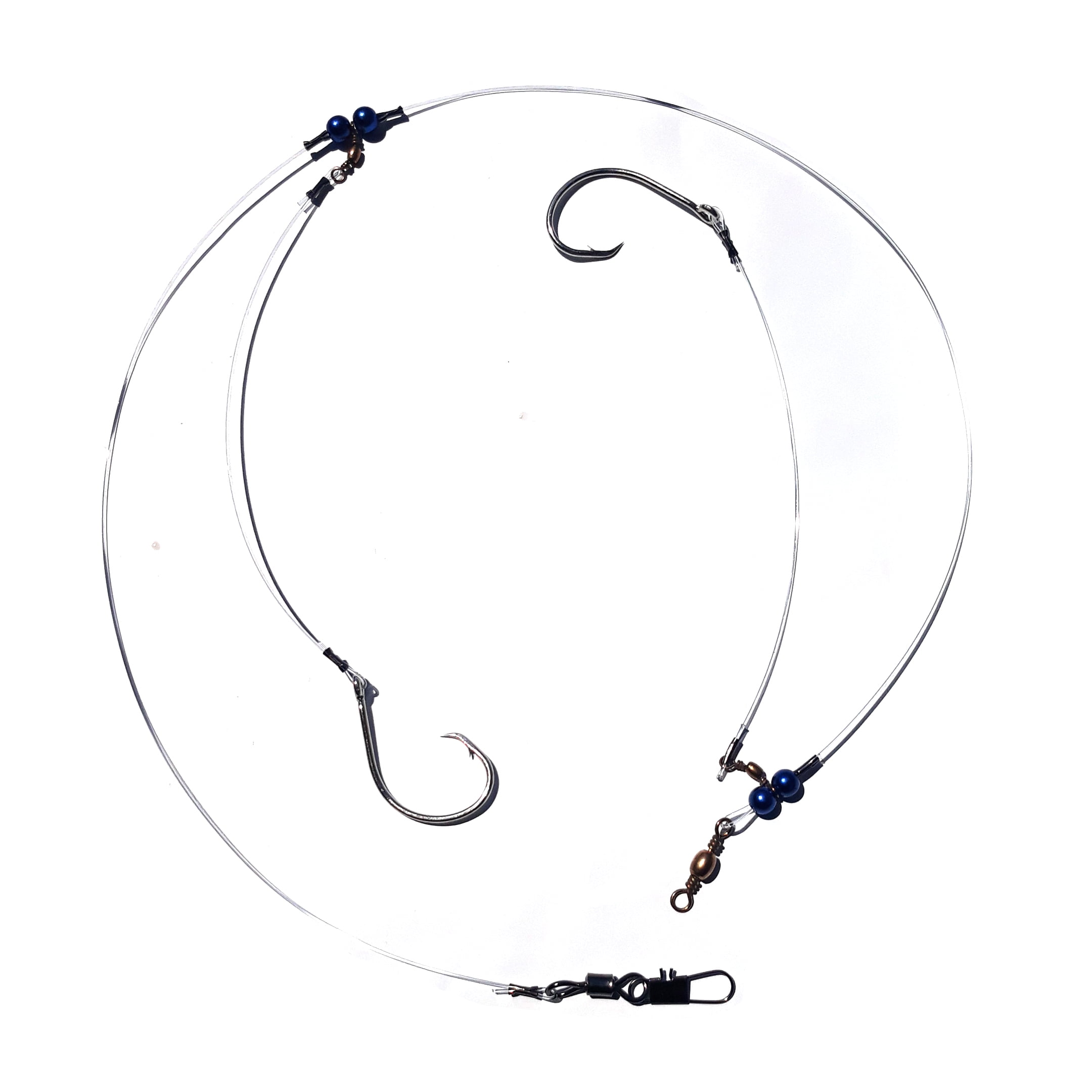 Stellar Double Drop (5/0 Hooks, 2 Pack) Drum Leaders, Saltwater Fishing
