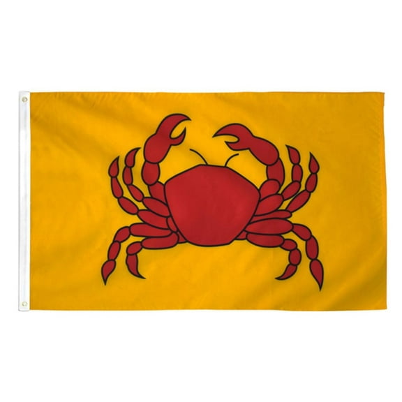 Stellar Fishing Crab 3' x 5' Polyester Flag Outdoor Bait Store Advertising