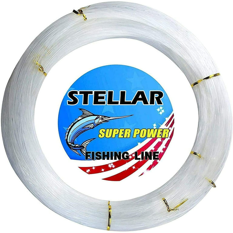 Stellar Monofilament Fishing Line 105 lb./.9mm (110 yards). Nylon Mono  Fishing Lines - Super Strong Monofilament Fishing Leader Line