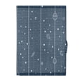 thumbnail image 1 of Stellar Patterns on Strings Door Curtain 25x40in Privacy Mesh with UV Protection Tie Back Rod Pockets, 1 of 10