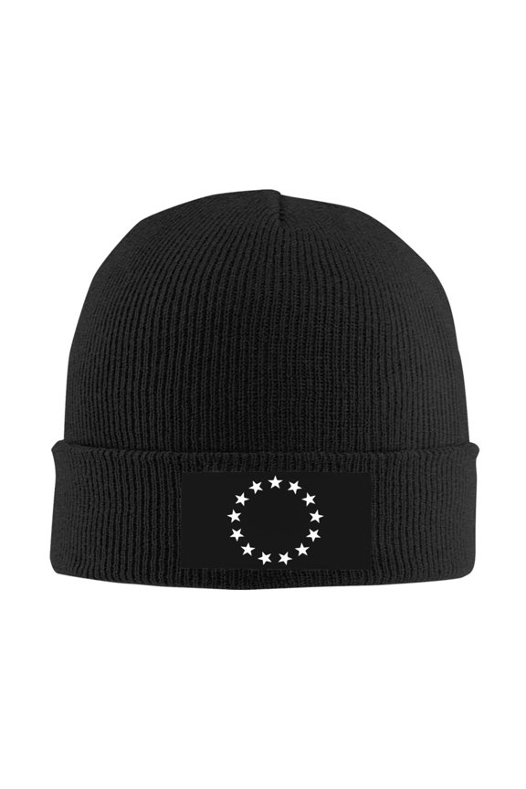 Stellar Ring Logo Men Women Knitted Hat Adult Knit Beanie For Fall Winter Knit Hat Cap Slouchy Knitted Skull Cap