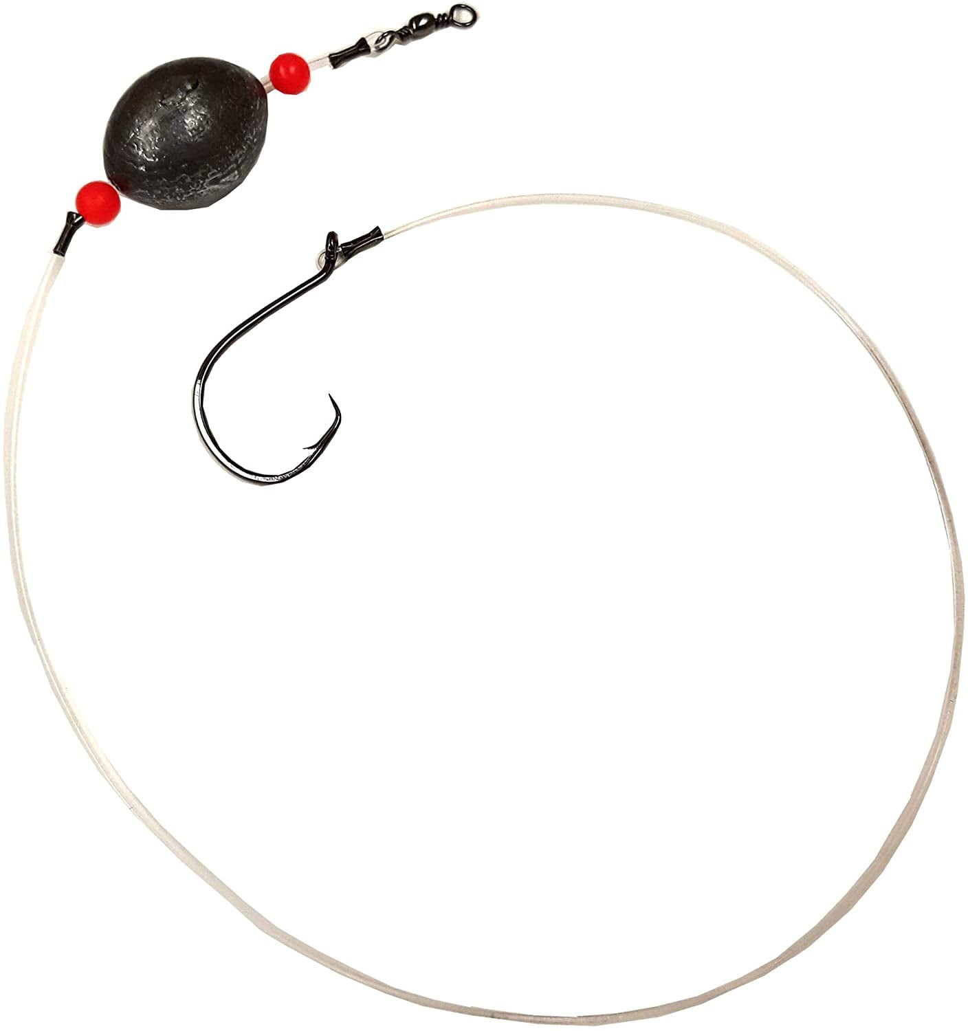 Stellar Snapper Sinker 6 Ounce (2 Pack) Fishing Rig with 6/0 Circle ...
