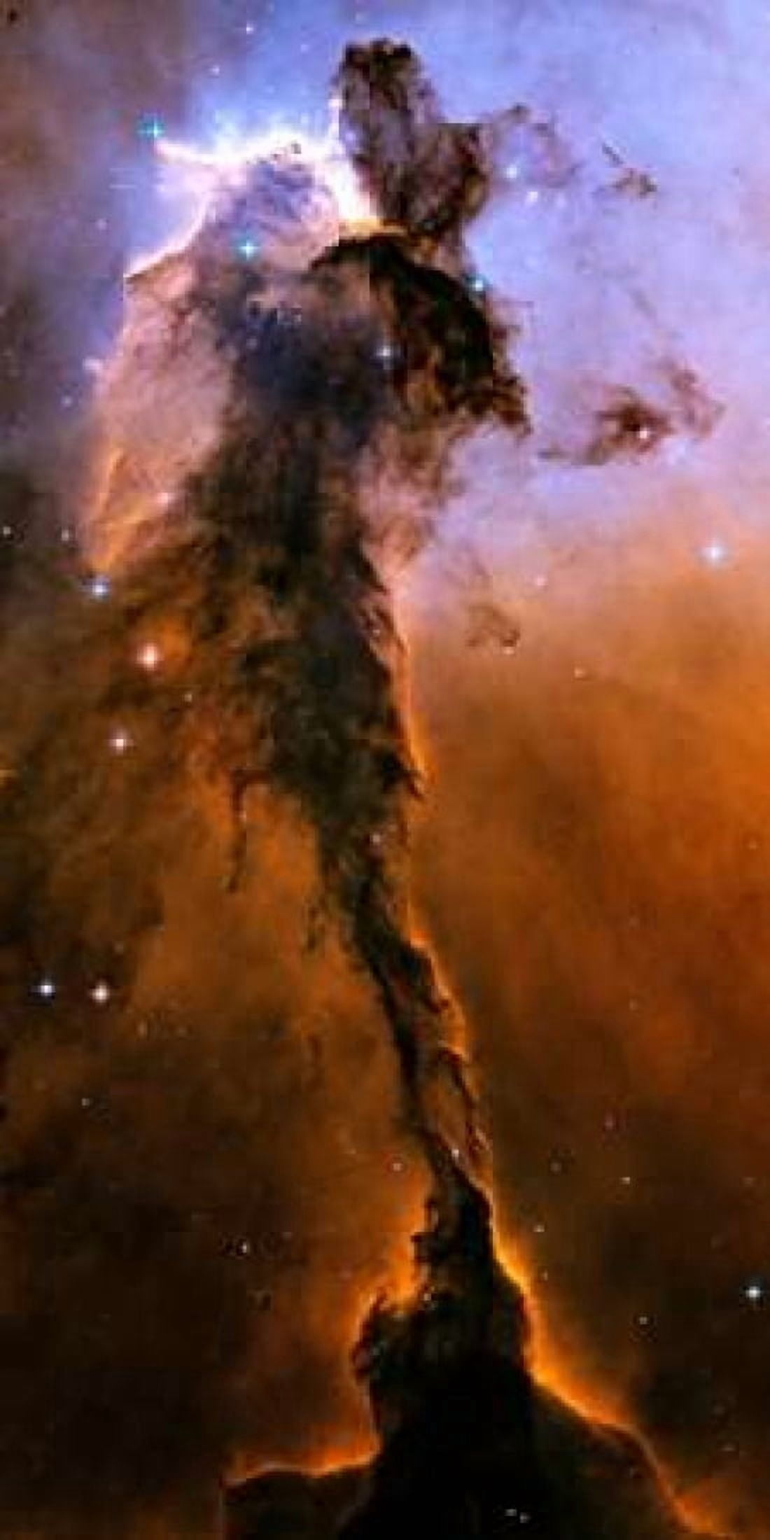 Stellar Spire in the Eagle Nebula Canvas Art - NASA (24 x 48)