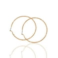 thumbnail image 1 of Stellar Women's 2" Jagged Hoop Earrings Jewelry, Gold, 1 of 2