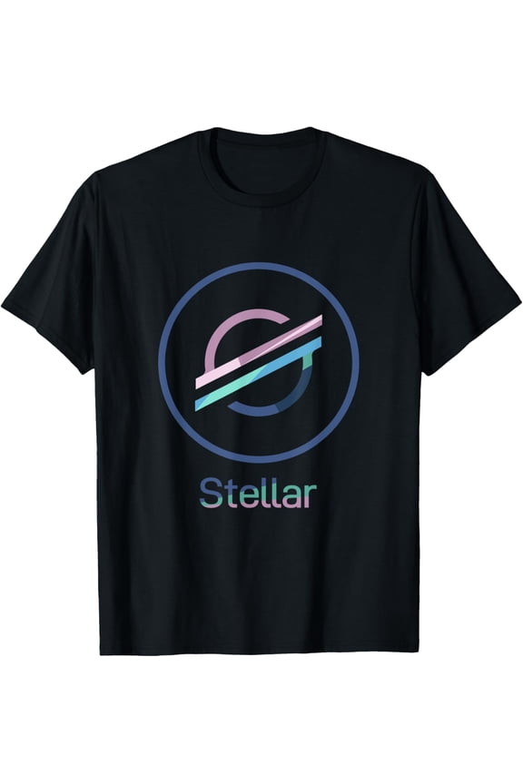 Stellar XLM Logo Digital Cryptocurrency Protocol T-Shirt