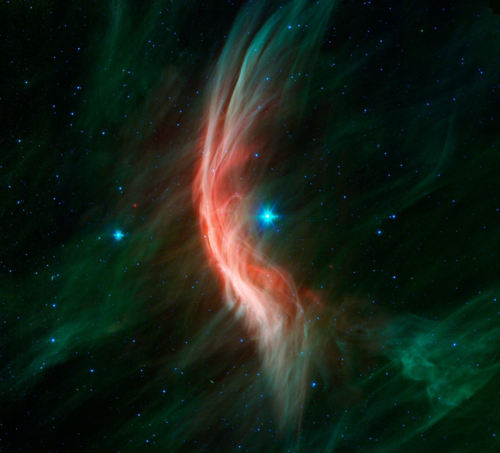 Stellar winds flowing out from the giant star Zeta Ophiuchi Canvas Art - Stocktrek Images (30 x 27)