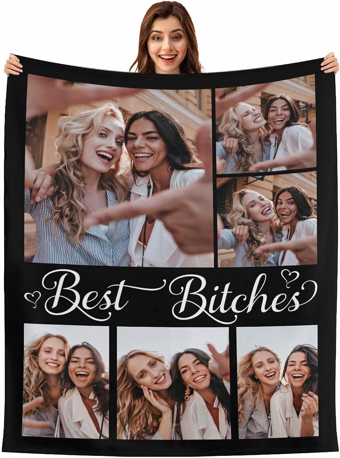 StellarStyle Custom Photo Blanket from Friends, Personalized Best