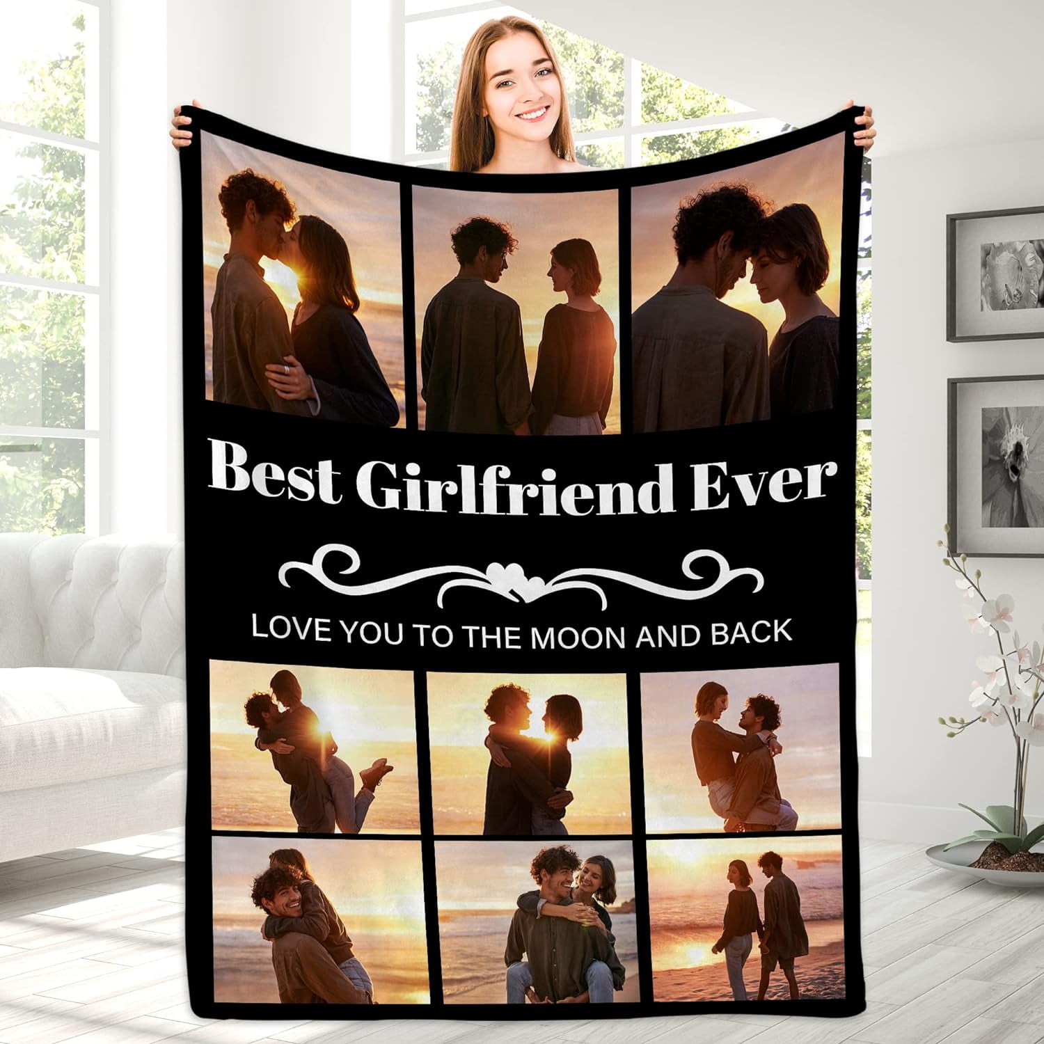 StellarStyle Gifts for Dad Custom Blankets with Photos Personalized ...