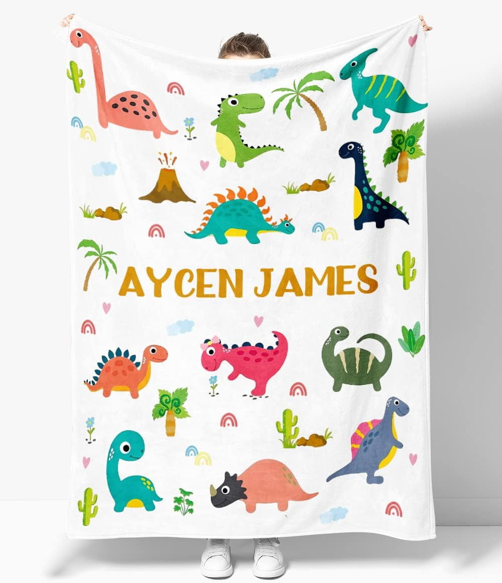StellarStyle Personalized Blankets for Kids with Names,Customized