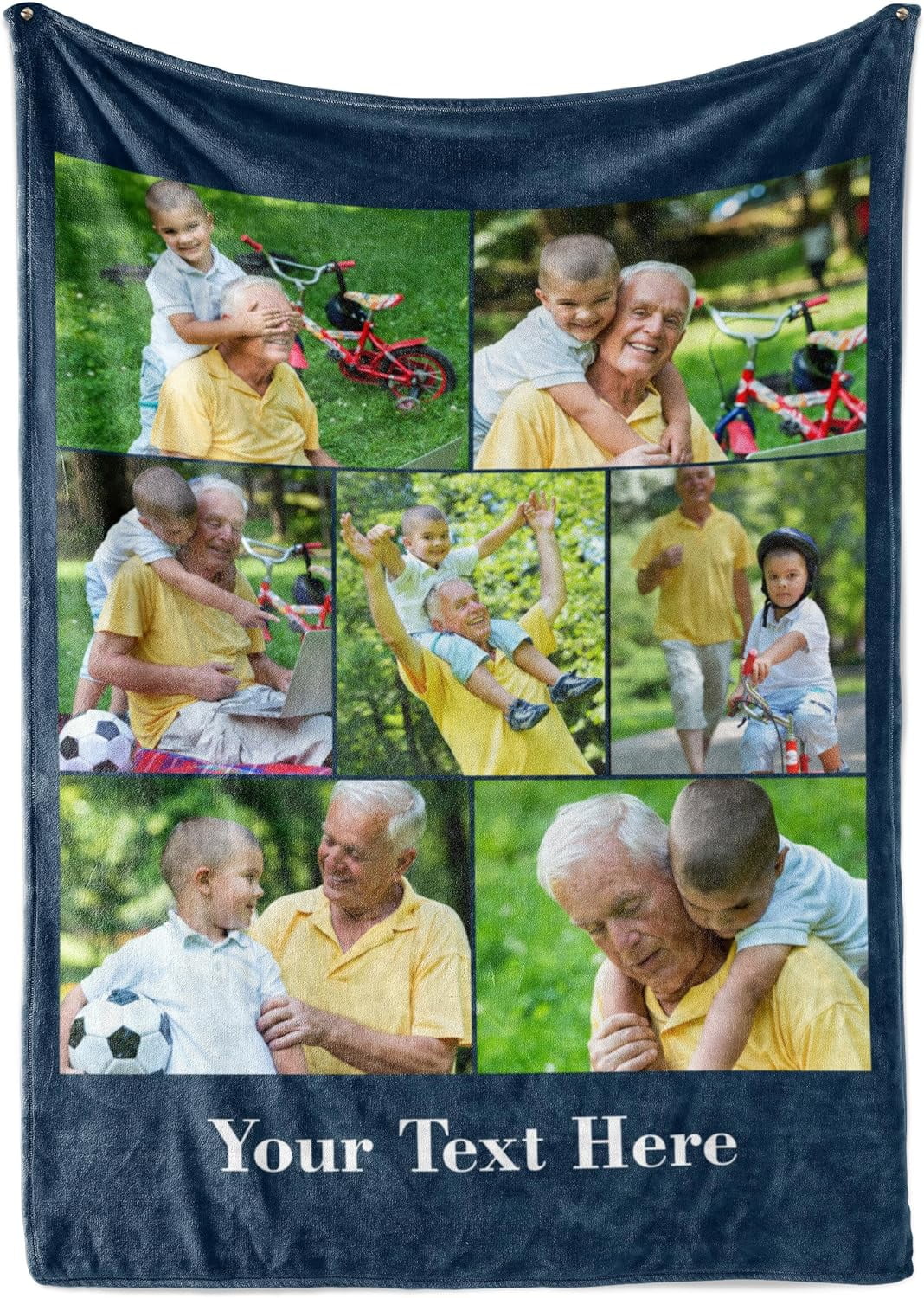 StellarStyle Ships Next Day, Custom Blanket with Picture and Text