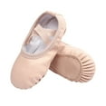 thumbnail image 1 of Stelle Ballet Dance Shoes Full Sloe Soft Leather Slippers for Toddler Girls,Ballet Pink, 1 of 8