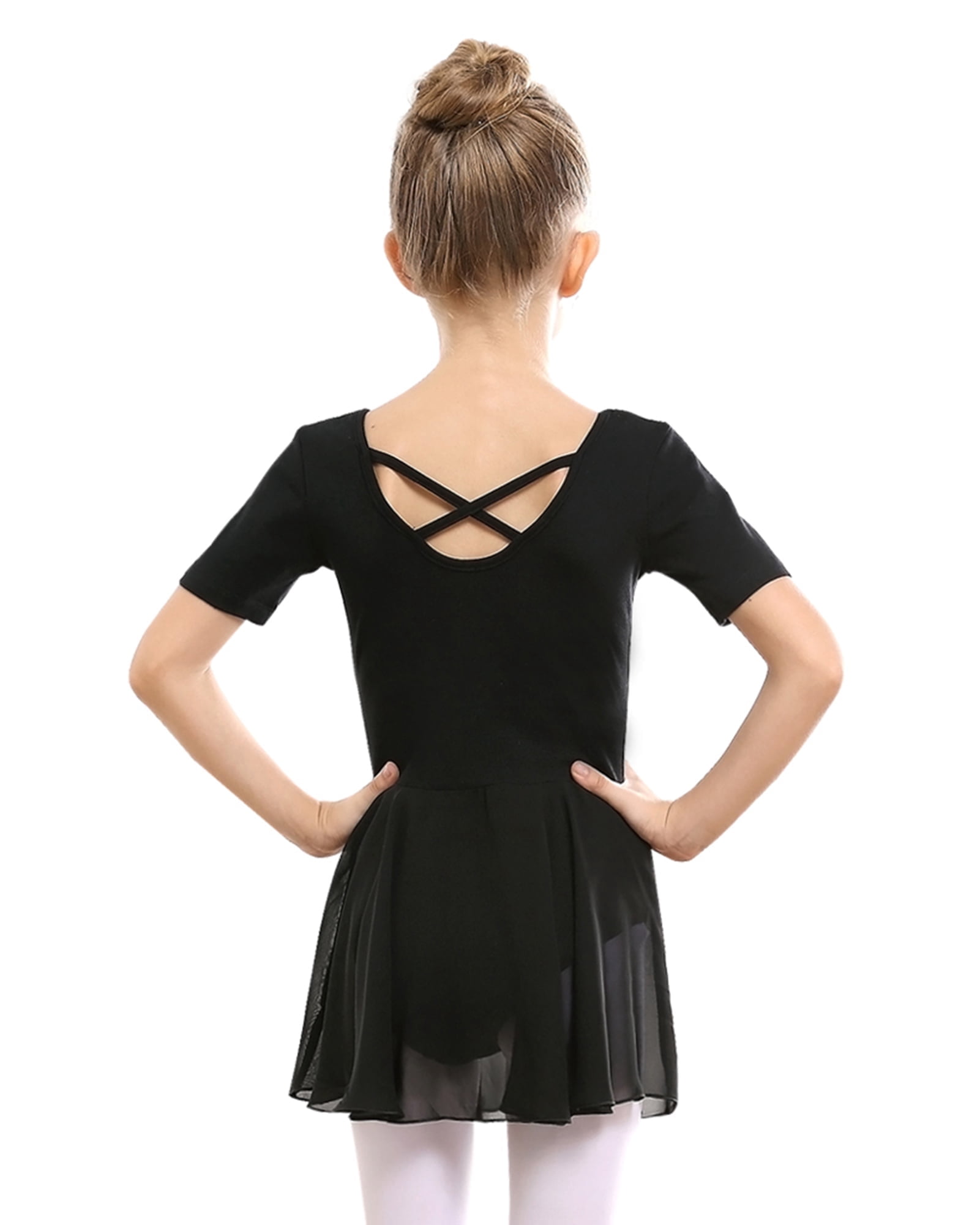 MOLLDAN Girls Ballet Leotards With Criss Cross Back - View #2
