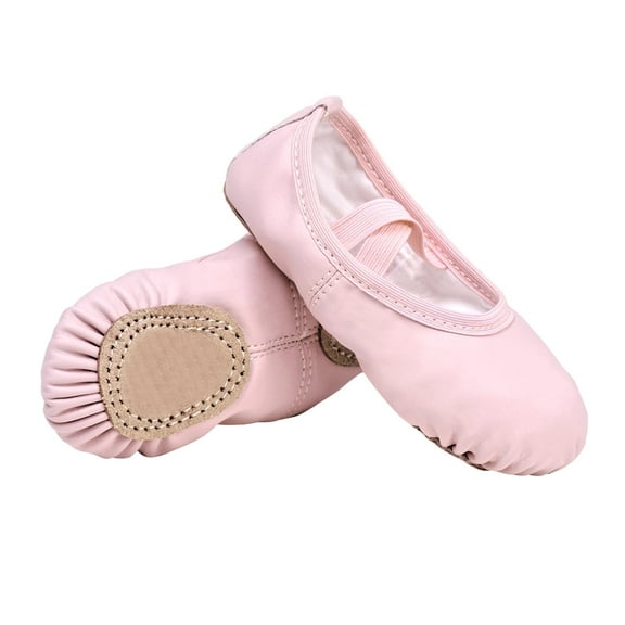 Stelle Ballet Shoes Premium Soft Leather for Ballet Dance Pull-on Flats Slippers for Girls Boys Toddler/Little Kid/Big Kid