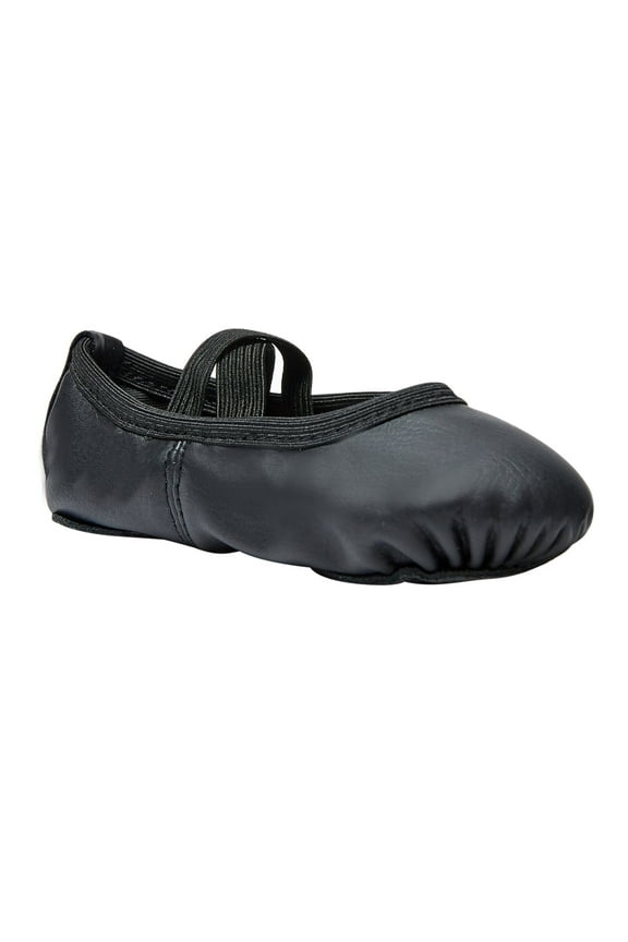 Ballet Shoes Premium Soft Leather for Ballet Dance Pull-on Flats Slippers for Girls Boys Toddler/Little Kid/Big Kid
