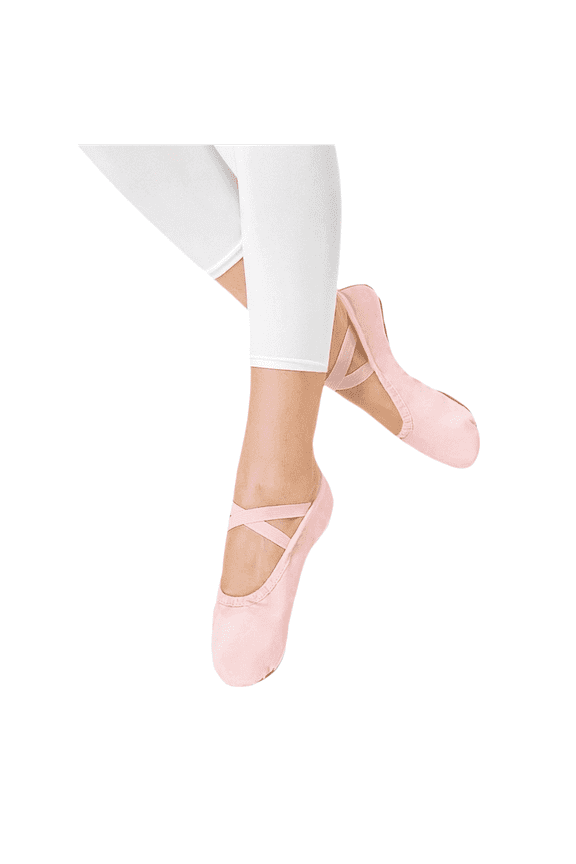 Ballet Shoes Soft Canvas Dance Split Sole Dance Slippers Flats for Girls Adult Women,Ballet Pink