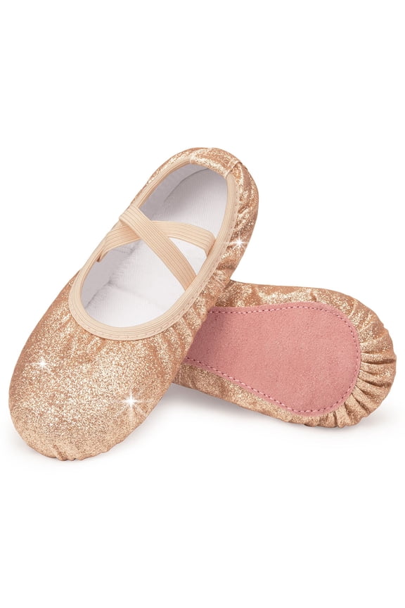 Girl's Glitter Ballet Shoes